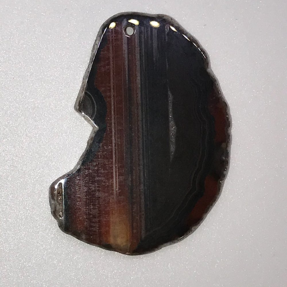 Agate Geode Slice Focal